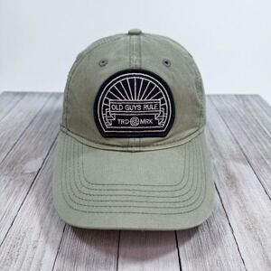 Old Guys Rule Hat Khaki Baseball Cap Adjustable Strapback Dad Hat One Size